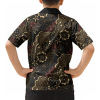 Batik Sekar Jagad Kid Hawaiian Shirt Indonesian Traditional Pattern LT01 - Polynesian Pride
