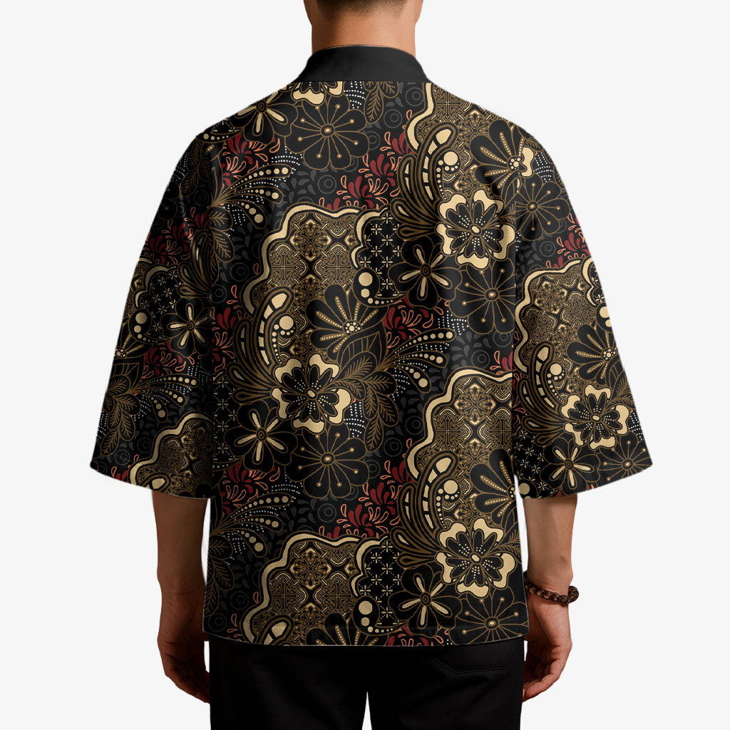 Batik Sekar Jagad Kimono Indonesian Traditional Pattern