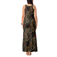 Batik Sekar Jagad Tank Maxi Dress Indonesian Traditional Pattern