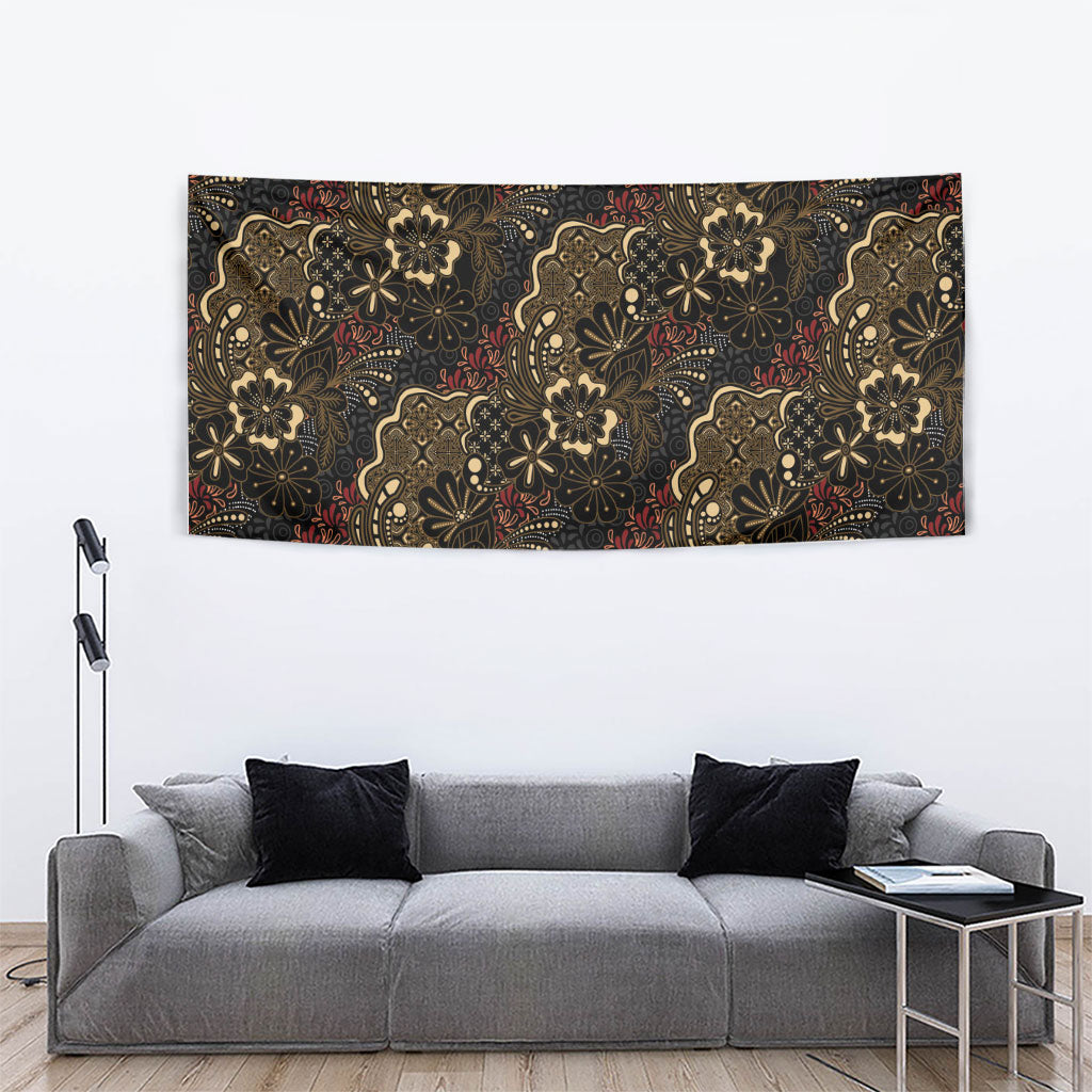 Batik Sekar Jagad Tapestry Indonesian Traditional Pattern