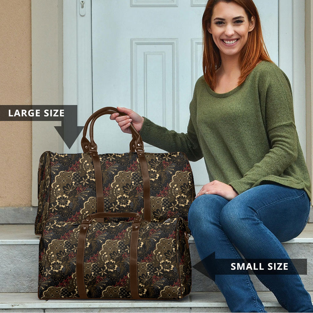 Batik Sekar Jagad Travel Bag Indonesian Traditional Pattern