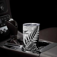 New Zealand Silver Fern Rugby Tumbler Cup Aotearoa Maori Black Version