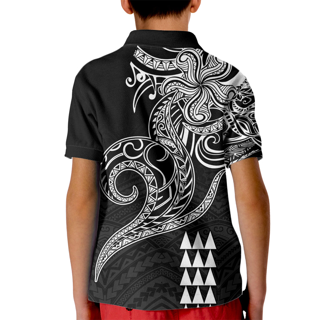 Hawaii Valentine Kid Polo Shirt Kakau Polynesian Heart LT01 - Polynesian Pride
