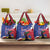 Haiti Le Marron Inconnu Grocery Bag Dashiki Mix Polynesian Pattern