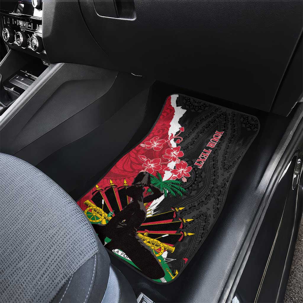 Ayiti Neg Marron Car Mats Dashiki Mix Polynesian Pattern