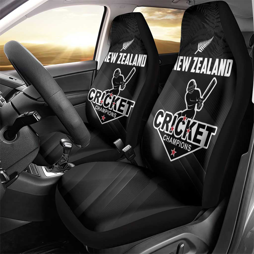 New Zealand Cricket Car Seat Cover Aotearoa Black Cap Come On