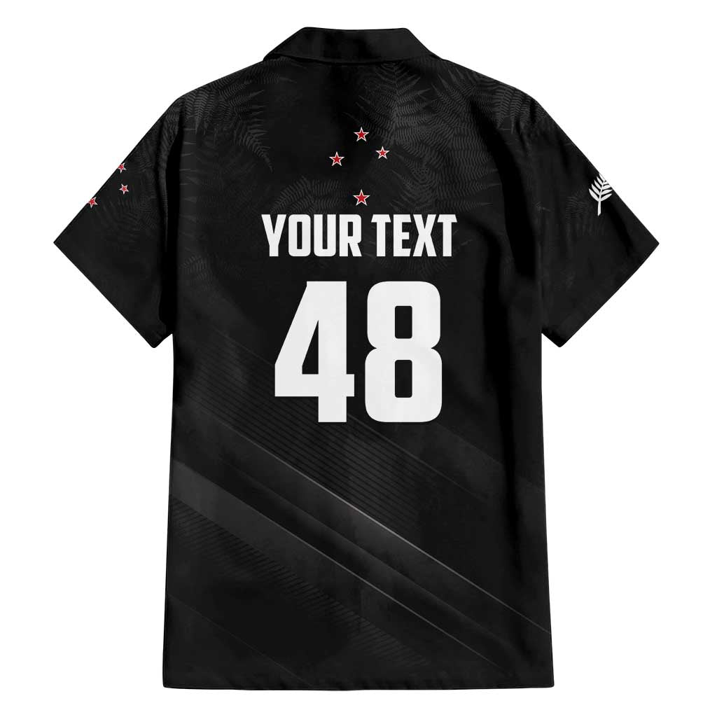 Custom New Zealand Cricket Family Matching Puletasi and Hawaiian Shirt Aotearoa Black Cap Come On