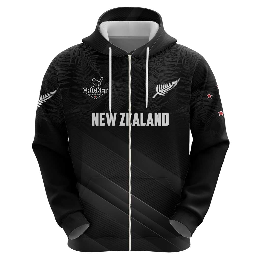 Custom New Zealand Cricket Hoodie Aotearoa Black Cap Come On