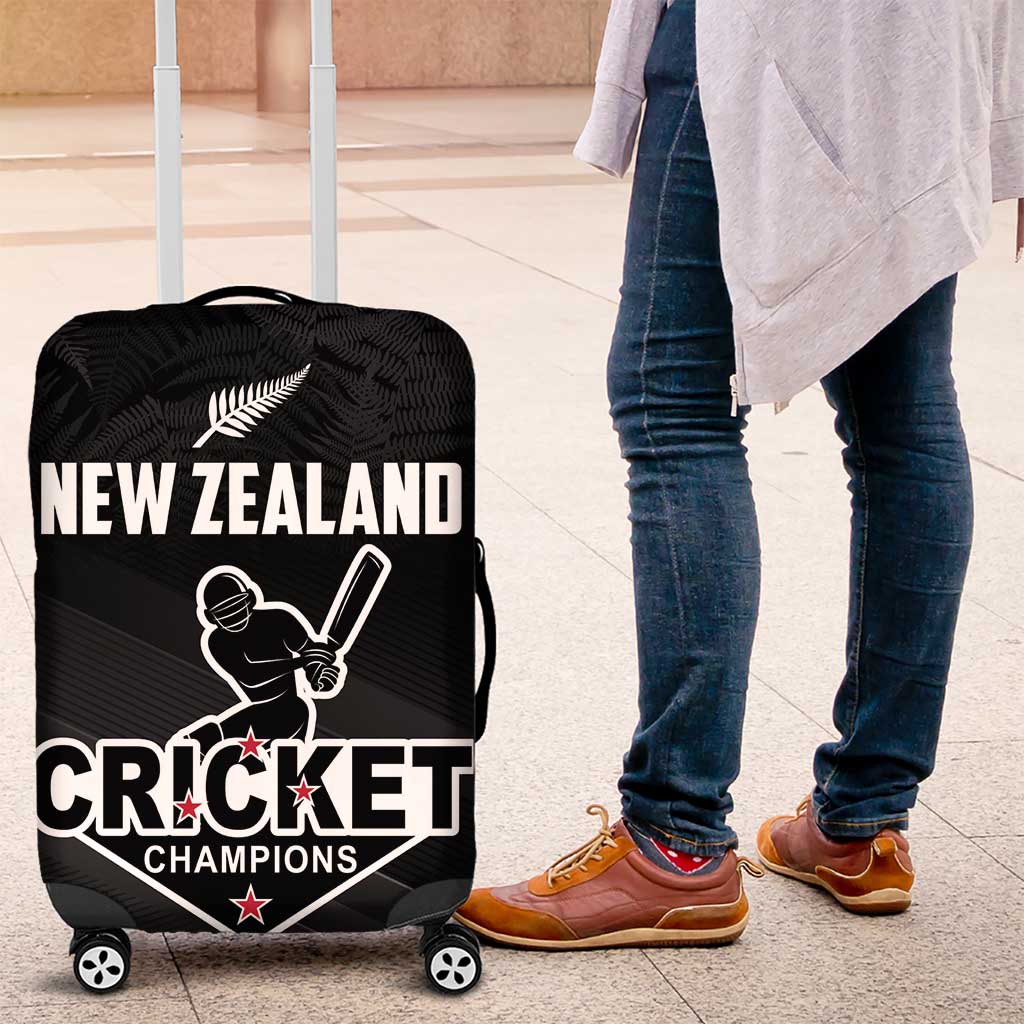 New Zealand Cricket Luggage Cover Aotearoa Black Cap Come On