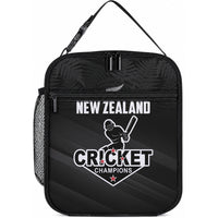 New Zealand Cricket Lunch Bag Aotearoa Black Cap Come On LT01 10.2 × 8.3 × 4.3 inch Black - Polynesian Pride