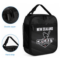 New Zealand Cricket Lunch Bag Aotearoa Black Cap Come On LT01 - Polynesian Pride