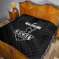 New Zealand Cricket Quilt Aotearoa Black Cap Come On