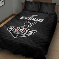 New Zealand Cricket Quilt Bed Set Aotearoa Black Cap Come On