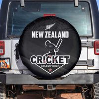 New Zealand Cricket Spare Tire Cover Aotearoa Black Cap Come On LT01 Black - Polynesian Pride