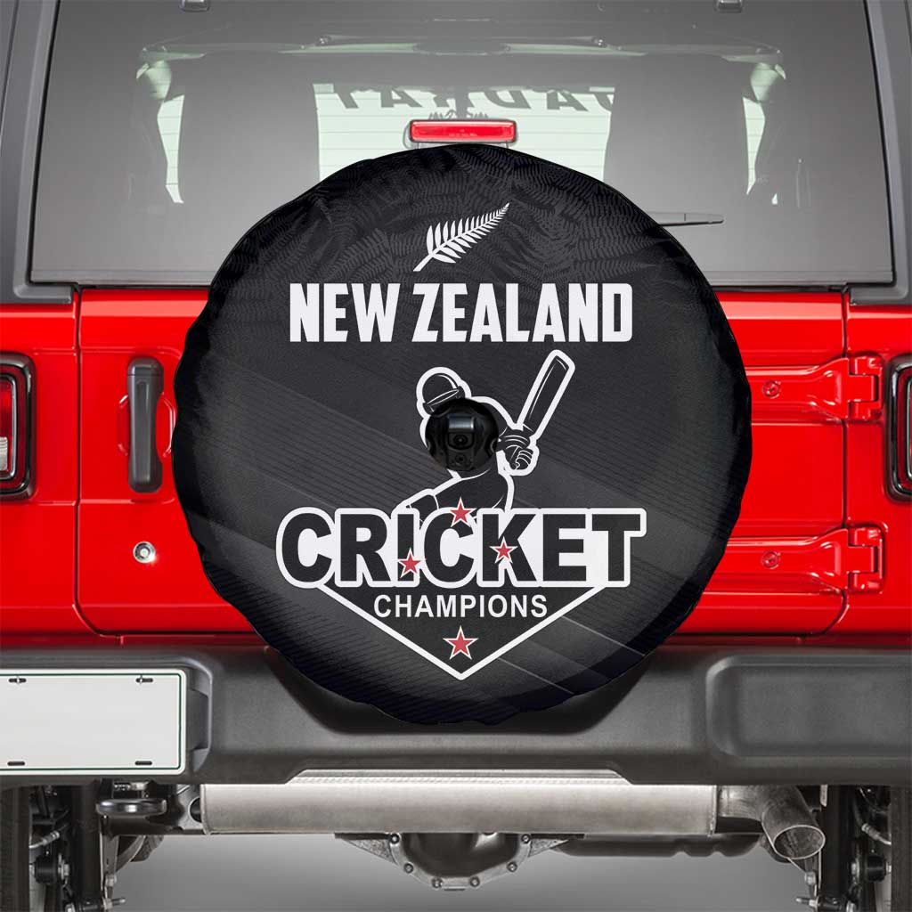 New Zealand Cricket Spare Tire Cover Aotearoa Black Cap Come On LT01 - Polynesian Pride