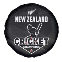 New Zealand Cricket Spare Tire Cover Aotearoa Black Cap Come On LT01 - Polynesian Pride
