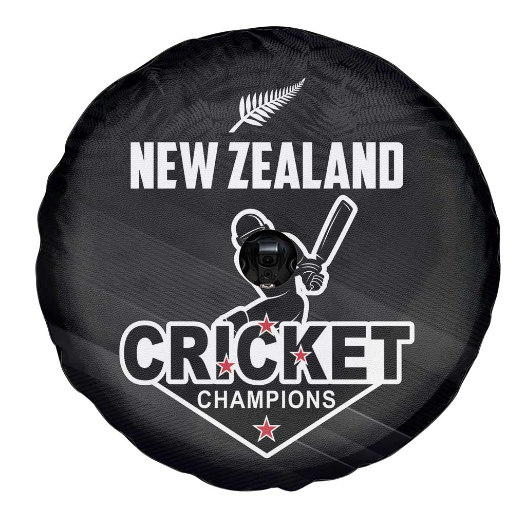 New Zealand Cricket Spare Tire Cover Aotearoa Black Cap Come On LT01 - Polynesian Pride