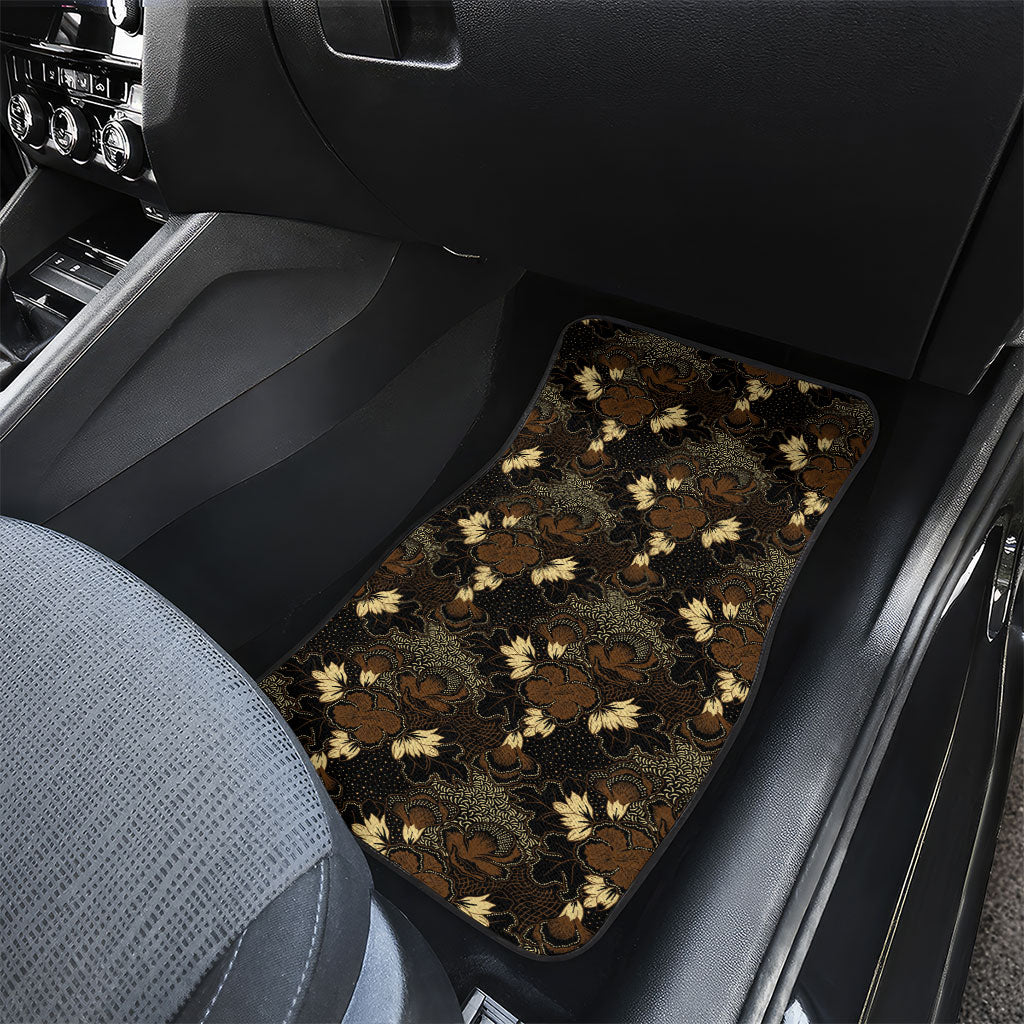 Javanese Batik Semen Car Mats Indonesian Traditional Pattern