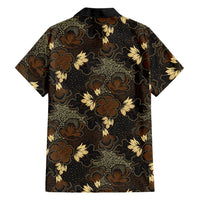 Javanese Batik Semen Family Matching Summer Maxi Dress and Hawaiian Shirt Indonesian Traditional Pattern