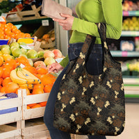 Javanese Batik Semen Grocery Bag Indonesian Traditional Pattern
