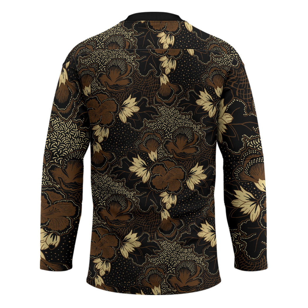 Javanese Batik Semen Hockey Jersey Indonesian Traditional Pattern