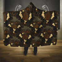 Javanese Batik Semen Hooded Blanket Indonesian Traditional Pattern