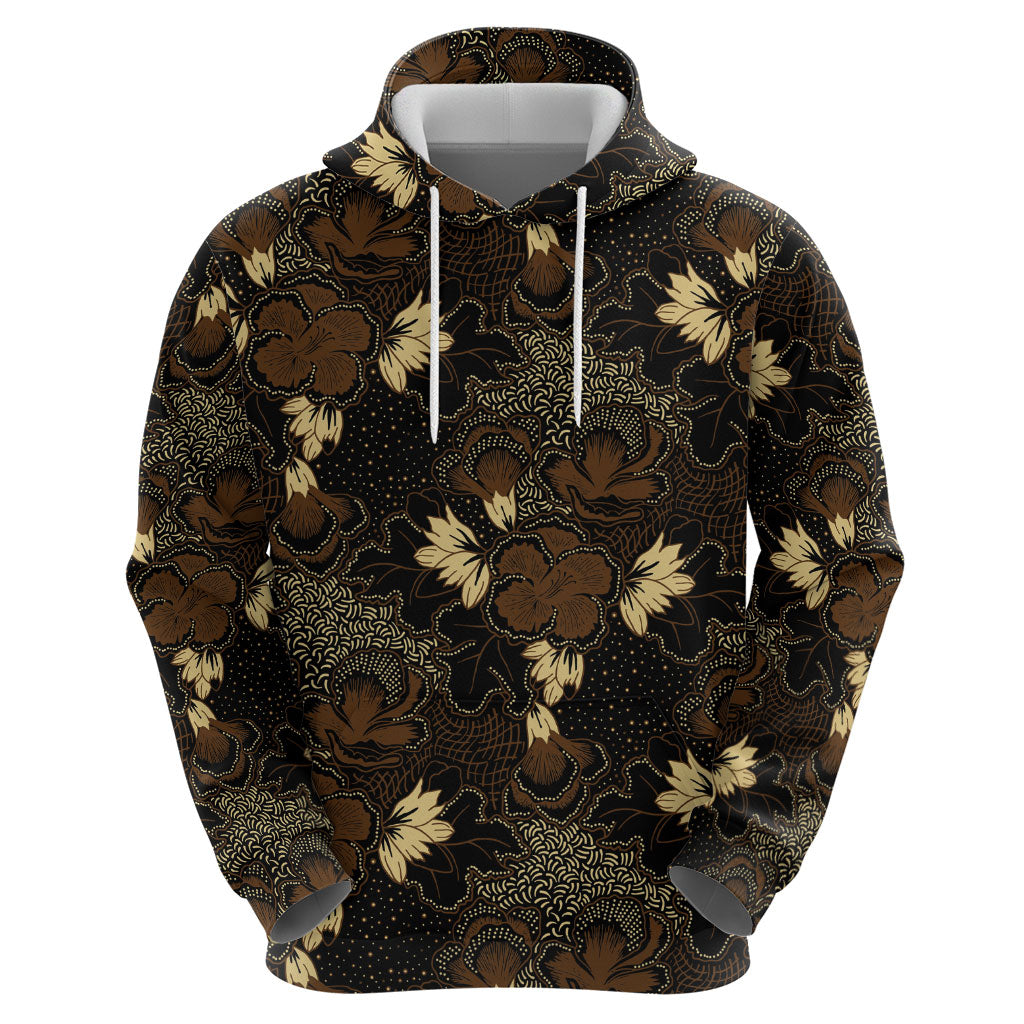 Javanese Batik Semen Hoodie Indonesian Traditional Pattern