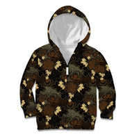 Javanese Batik Semen Kid Hoodie Indonesian Traditional Pattern