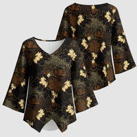 Javanese Batik Semen Kimono Sleeve Blouse Indonesian Traditional Pattern