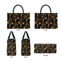 Javanese Batik Semen Leather Bag Indonesian Traditional Pattern