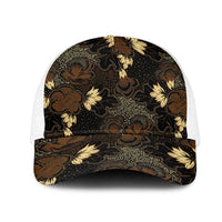 Javanese Batik Semen Mesh Trucker Cap Indonesian Traditional Pattern