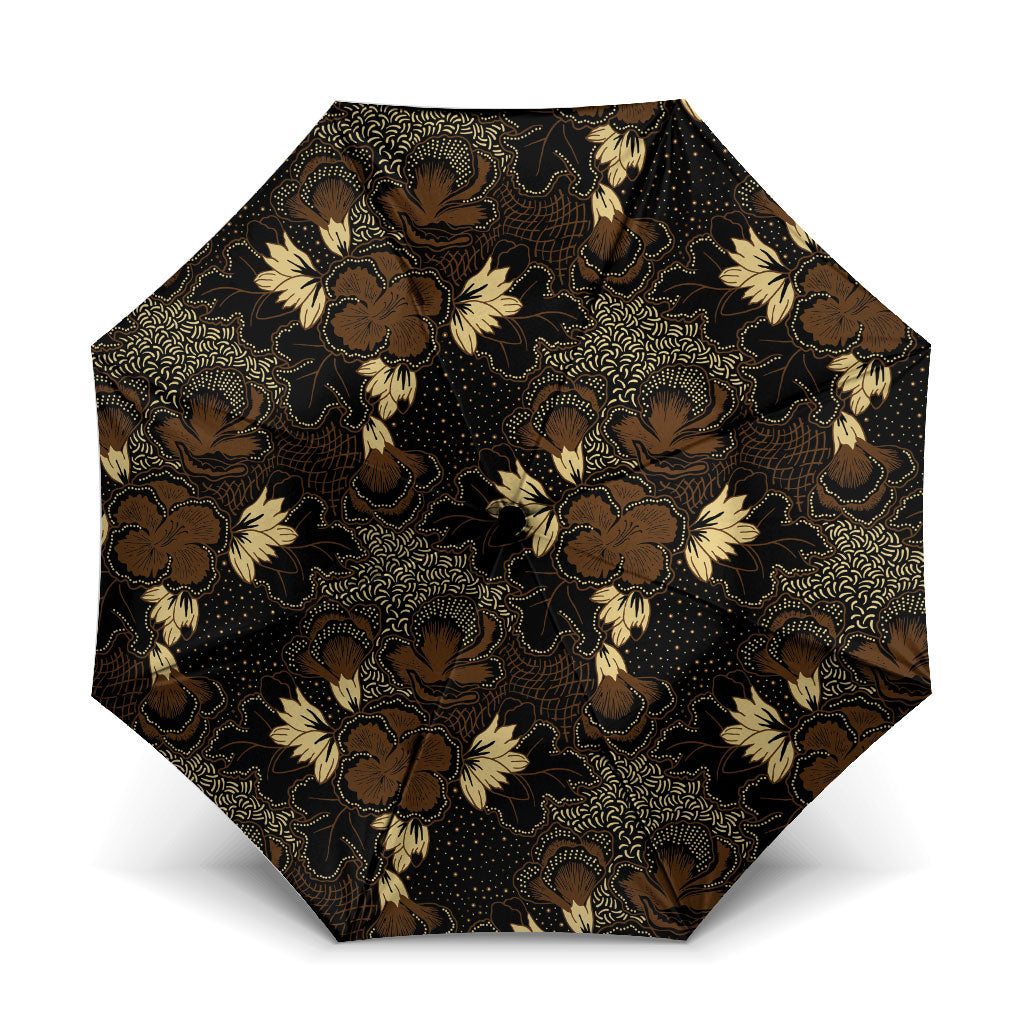 Javanese Batik Semen Umbrella Indonesian Traditional Pattern