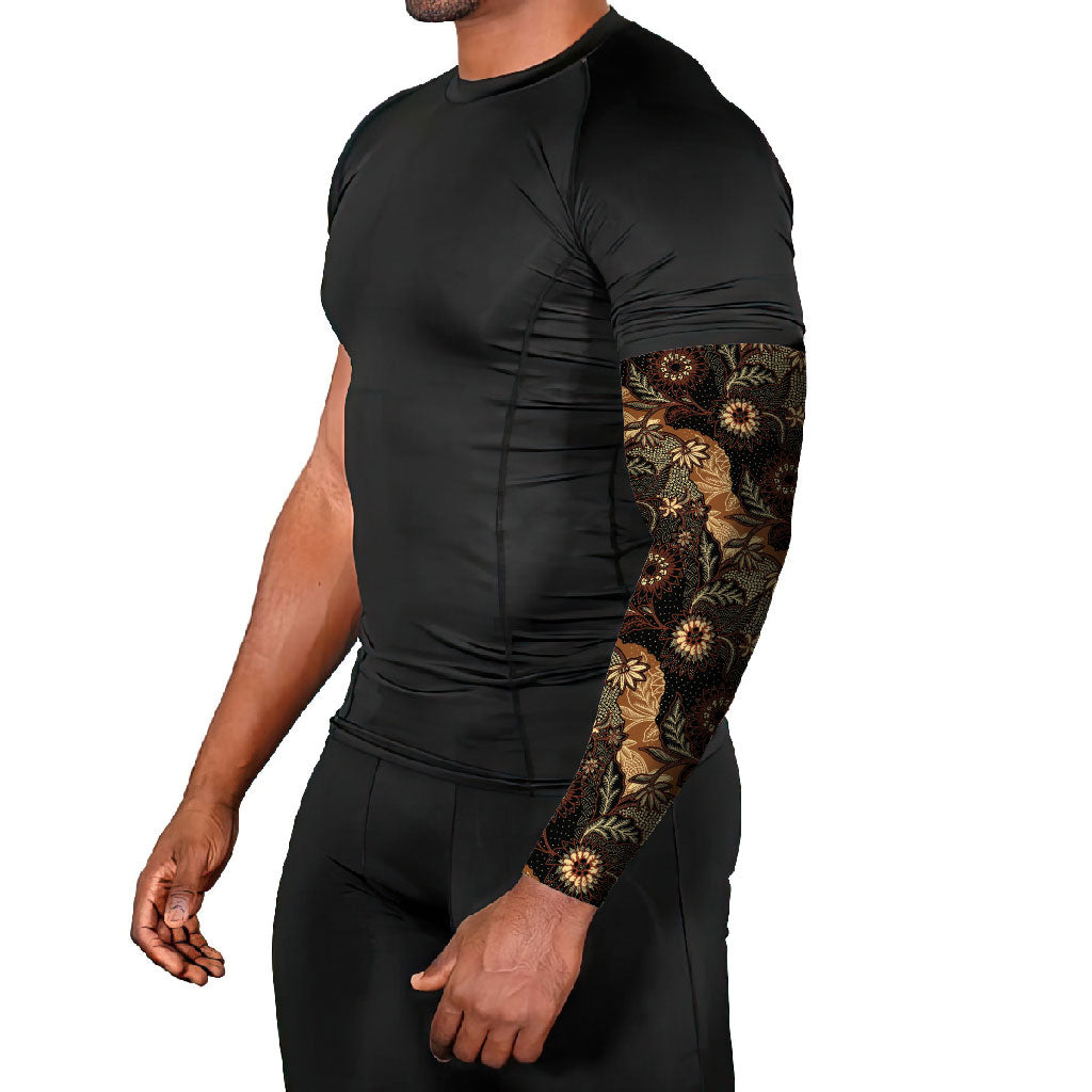 Batik Pedalaman Semen Lereng Style Arm Sleeves Indonesian Traditional Pattern