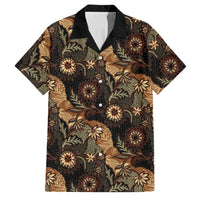 Batik Pedalaman Semen Lereng Style Family Matching Puletasi and Hawaiian Shirt Indonesian Traditional Pattern