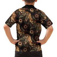 Batik Pedalaman Semen Lereng Style Hawaiian Shirt Indonesian Traditional Pattern