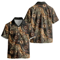 Batik Pedalaman Semen Lereng Style Kid Hawaiian Shirt Indonesian Traditional Pattern LT01 - Polynesian Pride
