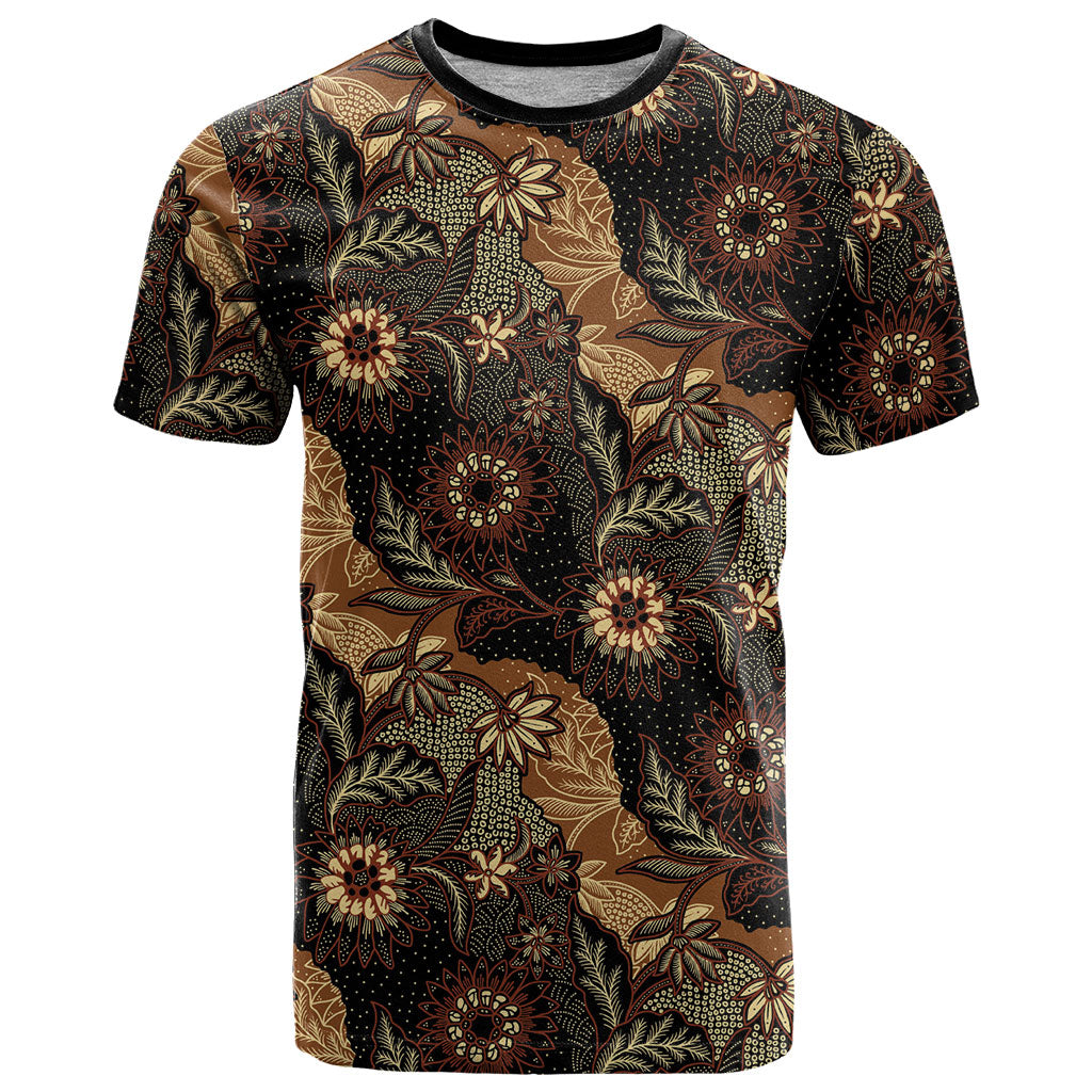 Batik Pedalaman Semen Lereng Style T Shirt Indonesian Traditional Pattern