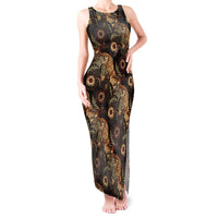Batik Pedalaman Semen Lereng Style Tank Maxi Dress Indonesian Traditional Pattern