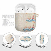 Beige Hawaii Lei Seashells Starfish AirPods Case Sandy Sylized - Polynesian Pride