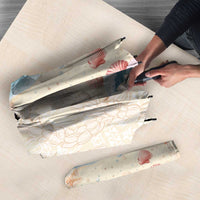 Beige Hawaii Lei Seashells Starfish Umbrella Sandy Sylized - Polynesian Pride