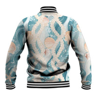 Hawaii Lei Seashells Starfish Baseball Jacket Fresh Summer Vibe - Polynesian Pride