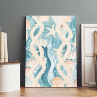 Hawaii Lei Seashells Starfish Canvas Wall Art Fresh Summer Vibe - Polynesian Pride