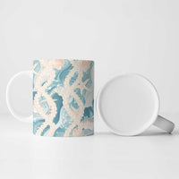 Hawaii Lei Seashells Starfish Ceramic Mug Fresh Summer Vibe - Polynesian Pride