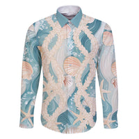 Hawaii Lei Seashells Starfish Family Matching Puletasi and Hawaiian Shirt Fresh Summer Vibe - Polynesian Pride