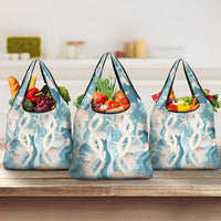 Hawaii Lei Seashells Starfish Grocery Bag Fresh Summer Vibe - Polynesian Pride