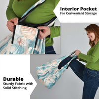 Hawaii Lei Seashells Starfish Grocery Bag Fresh Summer Vibe - Polynesian Pride