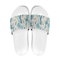 Hawaii Lei Seashells Starfish Slide Sandals Fresh Summer Vibe - Polynesian Pride