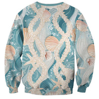Hawaii Lei Seashells Starfish Sweatshirt Fresh Summer Vibe - Polynesian Pride