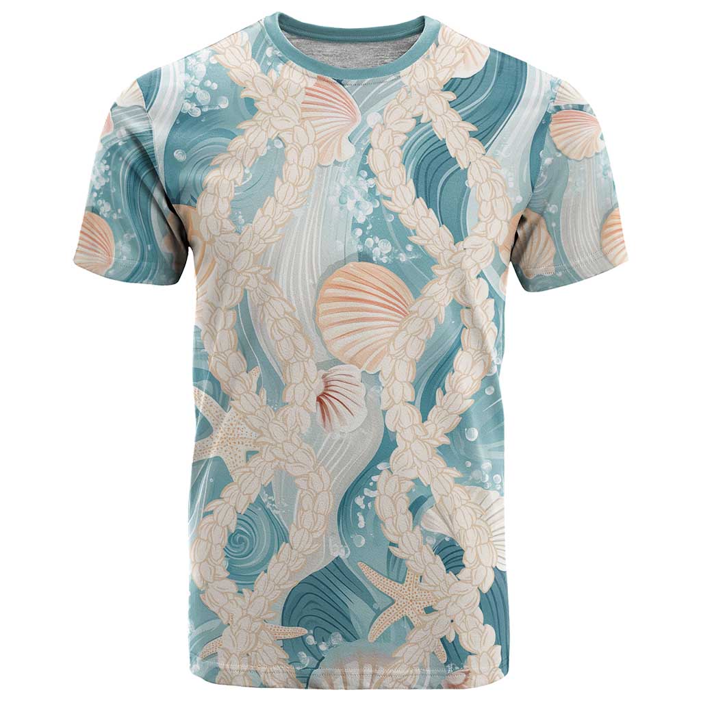 Hawaii Lei Seashells Starfish T Shirt Fresh Summer Vibe - Polynesian Pride