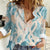 Hawaii Lei Seashells Starfish Women Casual Shirt Fresh Summer Vibe - Polynesian Pride